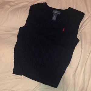 Navy Polo Ralph Lauren sweater vest